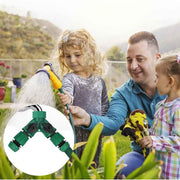 Garden Hose Connector, Garden Hose End, Y Hose Splitter, Garden Hose Tap Adapter, Gardena Connector with 2 Valve Outlets for Garden Tap, Green Finish In Australia - Darrahopens
