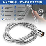 80 cm Stainless Steel Flexible Shower Hose for Bathroom, 1/2 Inch Interface, Replacement Water Connection Hose In Australia - Darrahopens