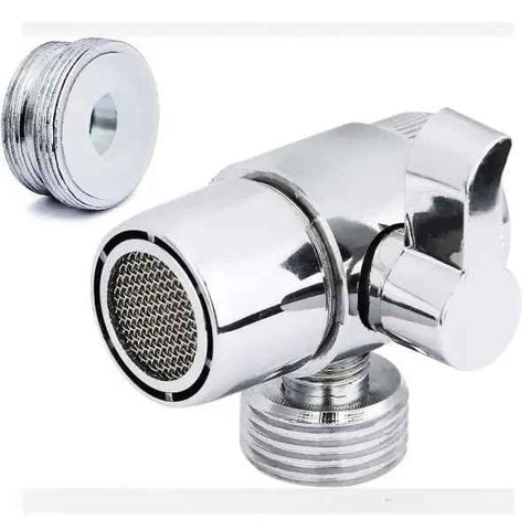 Shower diverter, M22/M24 Thread, premium alloy replacement valve, spray control, brass construction, Chrome Finish In Australia - Darrahopens