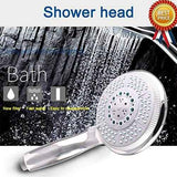 High Pressure Shower Head with 5 Spray Modes Adjustable Powerful Shower Head, Universal Shower Head for Bath, 1/2 Inch Interface, Chrome Finish In Australia - Darrahopens