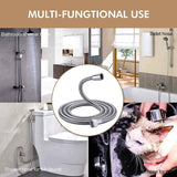Stainless Steel Shower Hose, 2.5 m Length, EPDM Inner Hose, Flexible Bathroom Connection, pressure-boosted flow, Silver Finish In Australia - Darrahopens