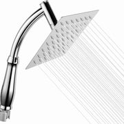 Powerful Rain Shower Head- High Pressure Rain Shower Heads- Large Square Shower Head Universal Replacement Shower Accessories, Chrome Finish In Australia - Darrahopens