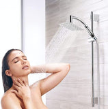 Powerful Rain Shower Head- High Pressure Rain Shower Heads- Large Square Shower Head Universal Replacement Shower Accessories, Chrome Finish In Australia - Darrahopens