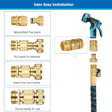 Garden Hose Quick Connector Set Solid Brass No Leak 3/4 Inch Thread Water Fitting for Garden Irrigation 6 Pack In Australia - Darrahopens