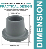 Shower Chair Replacement Feet Non Slip Rubber Suction Cup with Metal Insert for Shower Stool Bench and Bath Chair Gray 4 Pack In Australia - Darrahopens