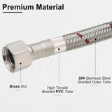 Faucet Supply Lines Braided Stainless Steel 3/8 Comp x M10 Male Connector for Faucet Installation 40 Inch 2 Pack In Australia - Darrahopens