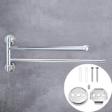 Universal Towel Bar Replacement Bracket Set with Screws and M3 Wrench for Wall Mounted Bathroom Hardware, 1.38 Inch