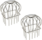 2 Pack Square Gutter Downspout Guard, 304 Stainless Steel Leaf Debris Strainer for 2 x 3 Inch Drains, Roof Garden Use In Australia - Darrahopens