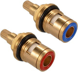 2 Pcs Faucet Ceramic Valve Cartridges Quarter Turn Replacement for Hot and Cold Taps, 1/2 Inch, Replacement Use In Australia - Darrahopens