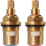 2 Pcs Faucet Ceramic Valve Cartridges Quarter Turn Replacement for Hot and Cold Taps, 1/2 Inch, Replacement Use In Australia - Darrahopens