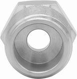 2 Pack Pipe Fitting Reducer Bushing, Nickel Plated Brass, 1/2 G Male to 3/8 Compression Female for Plumbing Connections