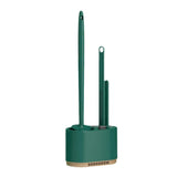 3 In 1 Toilet Brush and Plunger Set with Vented Holder, Heavy Duty Wall Mounted Bathroom Cleaning Kit, Dark Green In Australia - Darrahopens