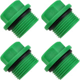 3/4 Inch Garden Hose Cap 4 Pack Plastic Water Pipe Plug End Cap Connector for Garden Hose Tube Green, Durable Plastic Construction In Australia - Darrahopens