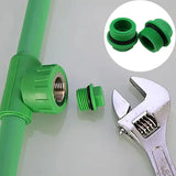 3/4 Inch Garden Hose Cap 4 Pack Plastic Water Pipe Plug End Cap Connector for Garden Hose Tube Green, Durable Plastic Construction
