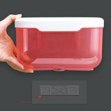 Enclosed Toilet Paper Holder with Cover, Wall Mounted Clear Plastic Roll Protector for Bathroom, Holds Phone and Wipes, Pink In Australia - Darrahopens