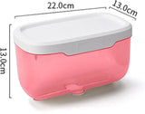 Enclosed Toilet Paper Holder with Cover, Wall Mounted Clear Plastic Roll Protector for Bathroom, Holds Phone and Wipes, Pink In Australia - Darrahopens