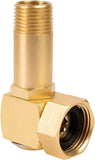 Garden Hose Adapter Brass Swivel Hose Reel Replacement Fitting for Garden Hose, 1 Inch to 0.8 Inch, Brass Construction In Australia - Darrahopens