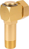 Garden Hose Adapter Brass Swivel Hose Reel Replacement Fitting for Garden Hose, 1 Inch to 0.8 Inch, Brass Construction In Australia - Darrahopens