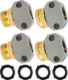 Garden Hose Repair Kit Aluminum Alloy Male and Female End Mender Fittings for 5/8 and 3/4 Inch Hoses, Aluminum Construction In Australia - Darrahopens