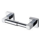 Wall Mount Toilet Paper Holder with Spring Loaded System, Heavy Duty Square Roll Dispenser for Bathroom Washroom, Chrome In Australia - Darrahopens