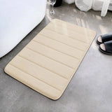Extra Soft Non-Slip Bathroom Rug, Absorbent Machine-Washable Thick Bath Mat for Tub, Shower and Bathroom Floor, 24 x 16 Inches, White