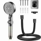 High Pressure RV Shower Head with 59" Hose and Adhesive Bracket, Handheld Shower Sprayer for Bathroom and Travel Trailer