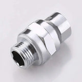 1 Pieces Shower Head Swivel Ball Adapter, Metal Shower Connector Ball Joint, Adjustable All-Purpose Shower Arm Extension Component, A