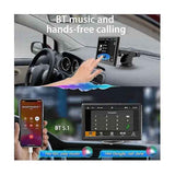 Portable Wireless CarPlay Screen for Dashboard, 7 Inch Touch Screen Car Stereo Bluetooth, FM Car Radio, Rear View Camera, USB, Black Color In Australia - Darrahopens