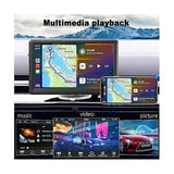 Portable Wireless CarPlay Screen for Dashboard, 7 Inch Touch Screen Car Stereo Bluetooth, FM Car Radio, Rear View Camera, USB, Black Color In Australia - Darrahopens