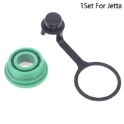 1 set for MK1 MK2 Golf Gearbox Inspection Plug/ Cap 020301129D 02, Plastic material, threaded connection repair, Black Color
