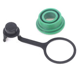 1 set for MK1 MK2 Golf Gearbox Inspection Plug/ Cap 020301129D 02, Plastic material, threaded connection repair, Black Color