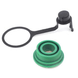 1 set for MK1 MK2 Golf Gearbox Inspection Plug/ Cap 020301129D 02, Plastic material, threaded connection repair, Black Color