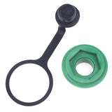 1 set for MK1 MK2 Golf Gearbox Inspection Plug/ Cap 020301129D 02, Plastic material, threaded connection repair, Black Color
