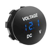 LED Digital Display Voltmeter Car Motorcycle Voltage Volt Meter for DC 12V-24V Vehicle Equipment Blue, PC material, Blue/Red Color Options In Australia - Darrahopens
