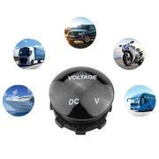 LED Digital Display Voltmeter Car Motorcycle Voltage Volt Meter for DC 12V-24V Vehicle Equipment Blue, PC material, Blue/Red Color Options In Australia - Darrahopens