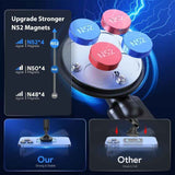 Magnetic car phone holder suction cup for dashboard and windshield compatible with iphone android, ABS + Silicone material In Australia - Darrahopens