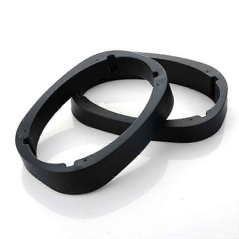 2 pcs Universal 6x9 Car Speaker Spacers Adapter Bracket Mounting Plate Ring Holder, Plastic material, wireless audio upgrade, Black Color In Australia - Darrahopens
