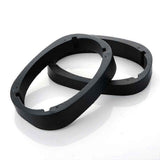 2 pcs Universal 6x9 Car Speaker Spacers Adapter Bracket Mounting Plate Ring Holder, Plastic material, wireless audio upgrade, Black Color In Australia - Darrahopens