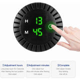 Car LED Clock Touch Clock Waterproof Car Digital Clock 12V/24V Mini LED Digital Clock Mini Motorcycle Clock 2.01 Inch, Black/Green Color Options In Australia - Darrahopens
