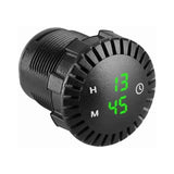 Car LED Clock Touch Clock Waterproof Car Digital Clock 12V/24V Mini LED Digital Clock Mini Motorcycle Clock 2.01 Inch, Black/Green Color Options In Australia - Darrahopens