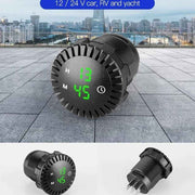 Car LED Clock Touch Clock Waterproof Car Digital Clock 12V/24V Mini LED Digital Clock Mini Motorcycle Clock 2.01 Inch, Black/Green Color Options In Australia - Darrahopens