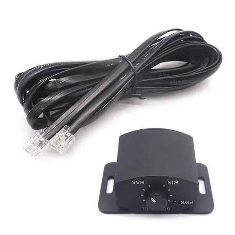 Amplifier Replacement Bass Knob Control Remote 6Pin Subwoofer Remote Volume Adjustment Knob for Speaker, ABS material, Black Color In Australia - Darrahopens