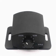 Amplifier Replacement Bass Knob Control Remote 6Pin Subwoofer Remote Volume Adjustment Knob for Speaker, ABS material, Black Color