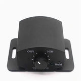 Amplifier Replacement Bass Knob Control Remote 6Pin Subwoofer Remote Volume Adjustment Knob for Speaker, ABS material, Black Color