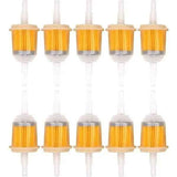 10 pieces universal fuel filters 6-8mm quick fuel filters, Plastic + Metal material, automotive replacement use In Australia - Darrahopens