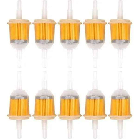 10 pieces universal fuel filters 6-8mm quick fuel filters, Plastic + Metal material, automotive replacement use In Australia - Darrahopens