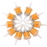 10 pieces universal fuel filters 6-8mm quick fuel filters, Plastic + Metal material, automotive replacement use In Australia - Darrahopens