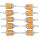 10 pieces universal fuel filters 6-8mm quick fuel filters, Plastic + Metal material, automotive replacement use In Australia - Darrahopens