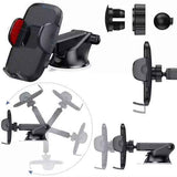 Mobile Holder / Car Holder / Car Holder - Suction Cup 230, Plastic material, dashboard mounting, stable phone or GPS support In Australia - Darrahopens