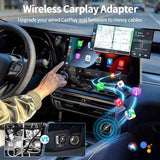 2-in-1 Wireless CarPlay Adapter Android Auto Wireless Adapter Smart Mini Box USB Dongle Plug and Play WiFi Quick Connection In Australia - Darrahopens
